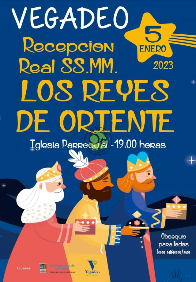 Cabalgata de los Reyes Magos 2023 en Vegadeo