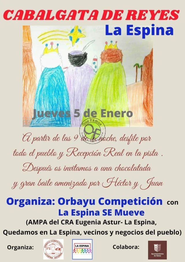 Cabalgata de Reyes 2023 en La Espina
