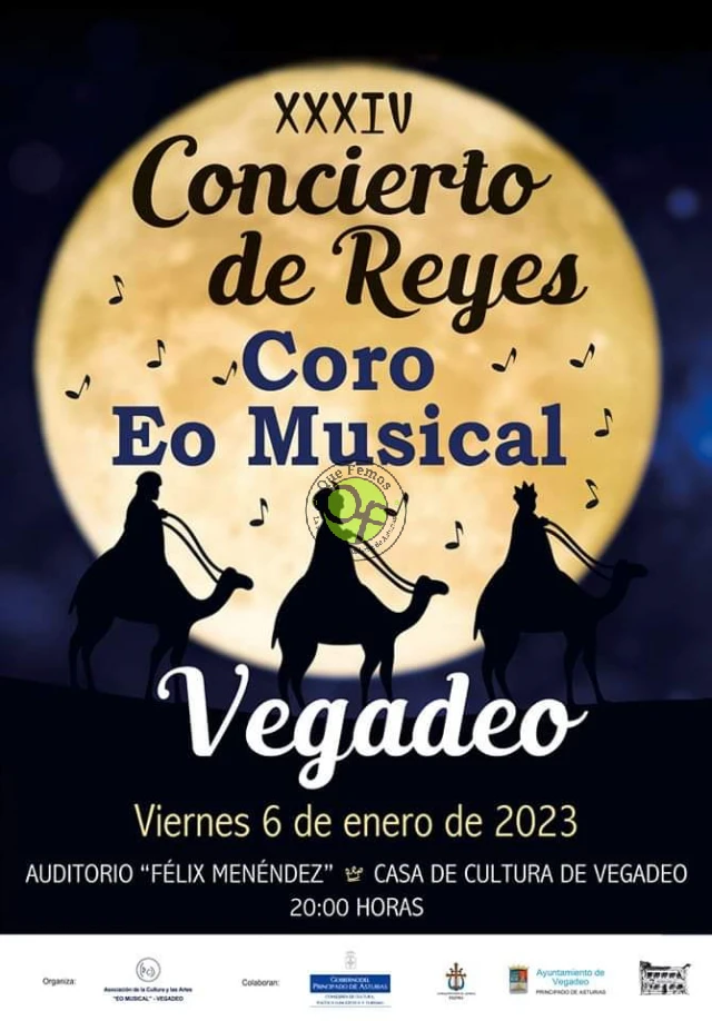 XXXIV Concierto de Reyes del Coro Eo Musical en Vegadeo