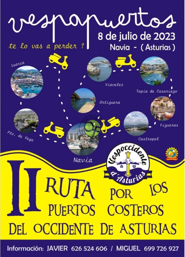 II Ruta Vespapuertos en el Occidente de Asturias 2023