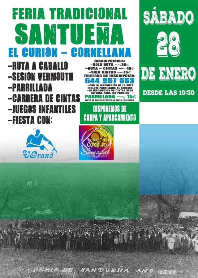 Feria tradicional Santueña 2023 en El Curión, Cornellana