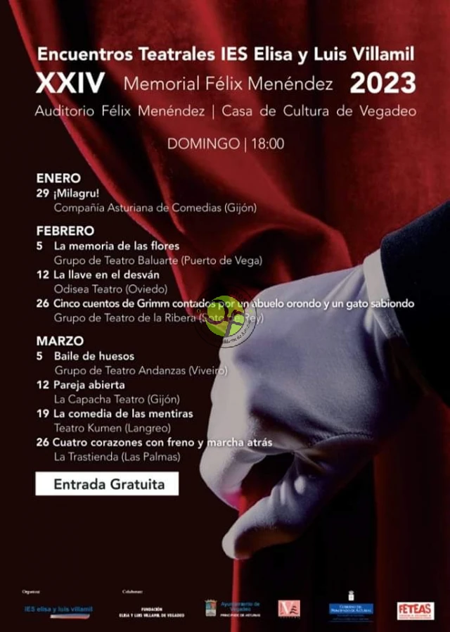 XXIV Encuentros Teatrales Memorial Félix Menéndez en Vegadeo