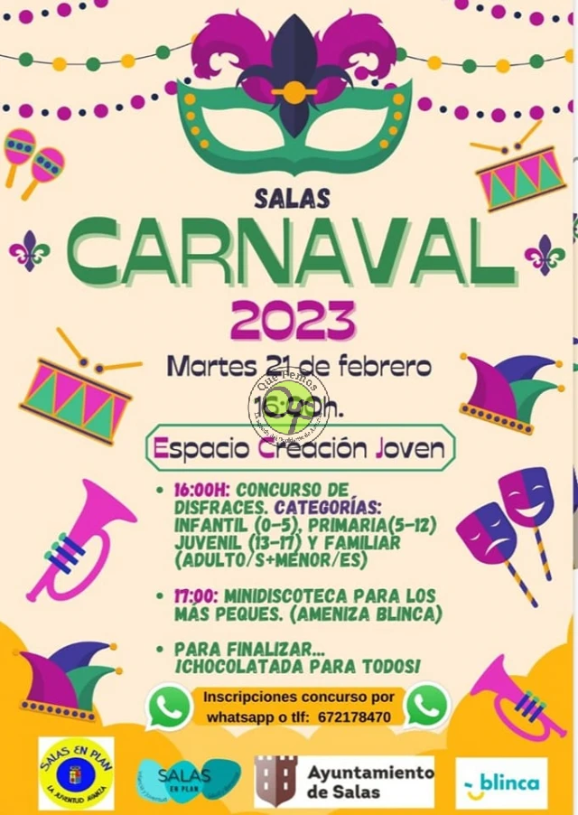 Carnaval 2023 en Salas