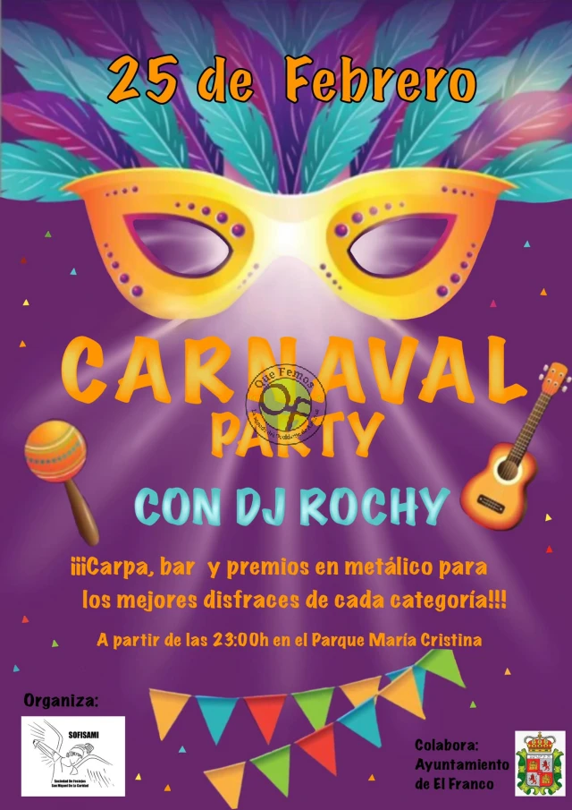 Carnaval Party 2023 en A Caridá