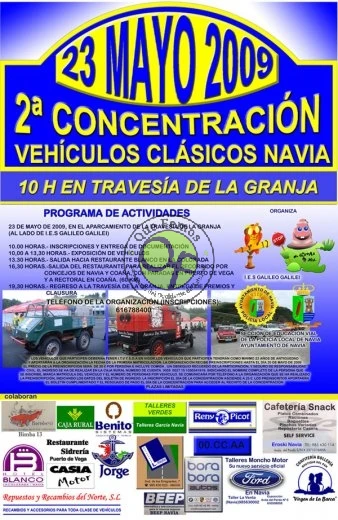 II Concentración de Vehículos Clásicos de Navia 2009