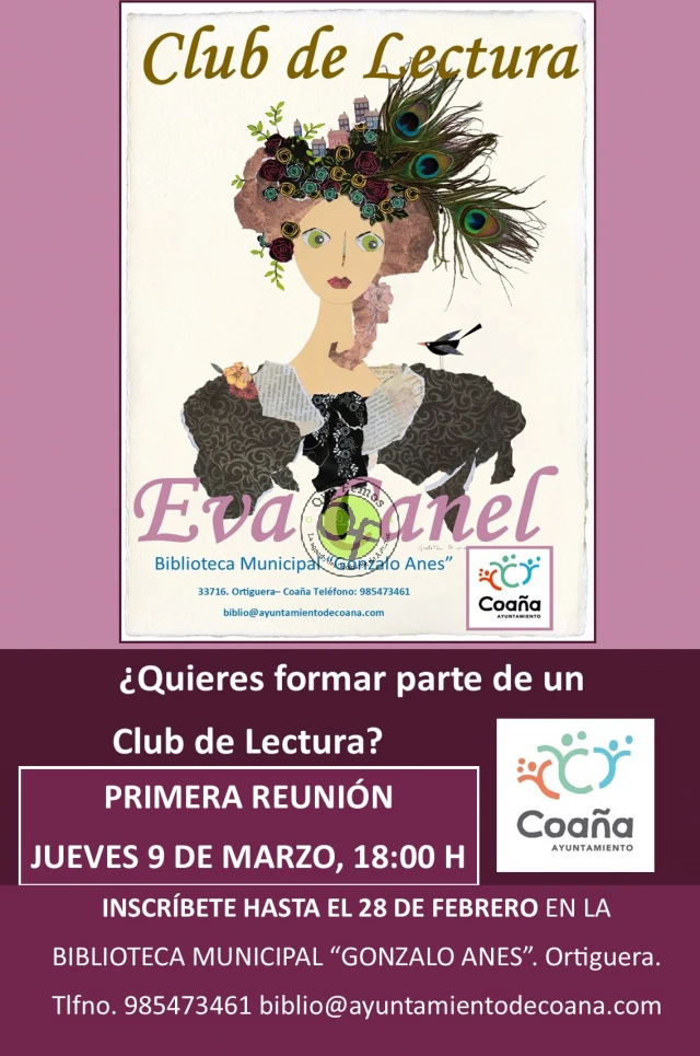 El Club de Lectura Eva Canel, de Coaña, se reúne por primera vez