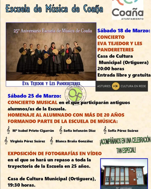 Concierto de Eva Tejedor y Les Pandereteres en Ortiguera