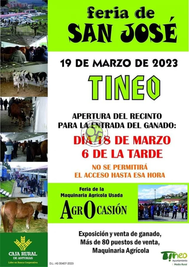 Feria de San José 2023 en Tineo