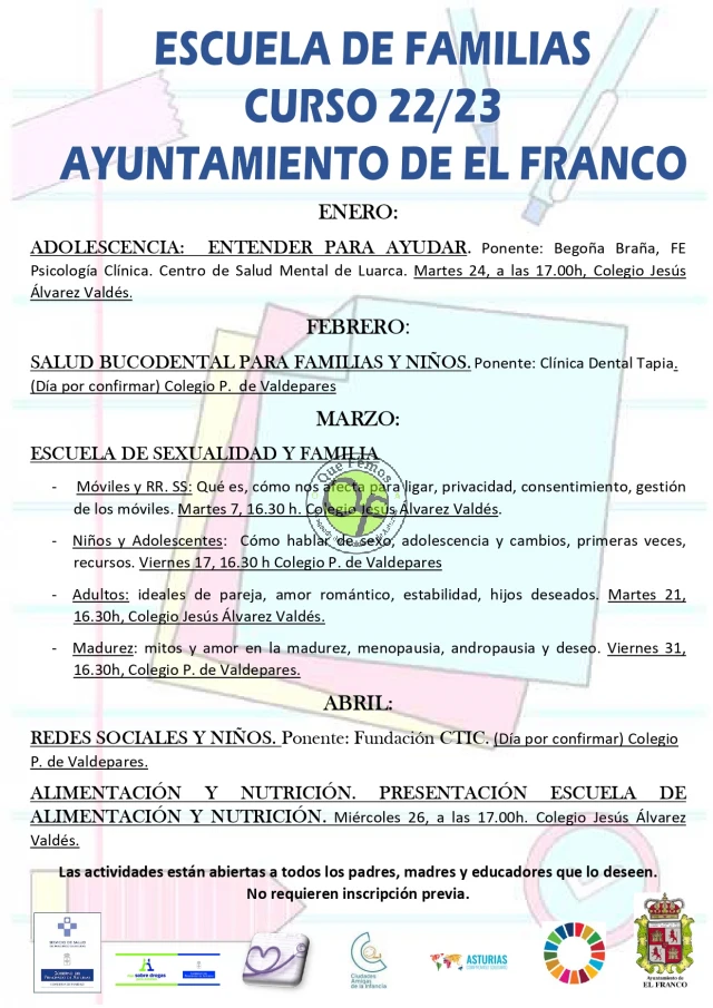 Escuela de Familias del Ayuntamiento de El Franco