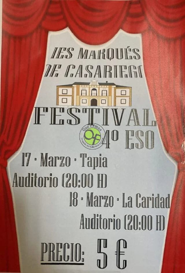Festival pro viaje de estudios del alumnado del IES Marqués de Casariego