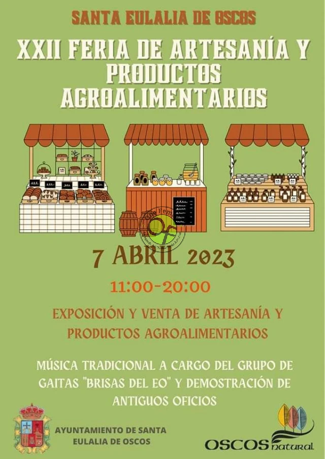 XXII Feria de Artesanía y Productos Agroalimentarios en Santalla