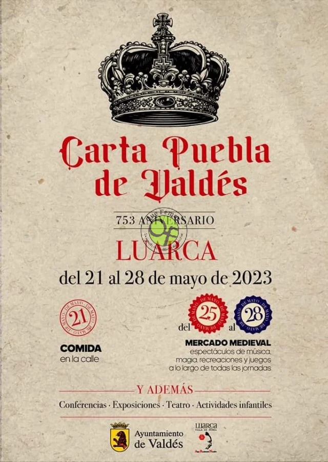Luarca celebra el 753 Aniversario de la Carta Puebla de Valdés