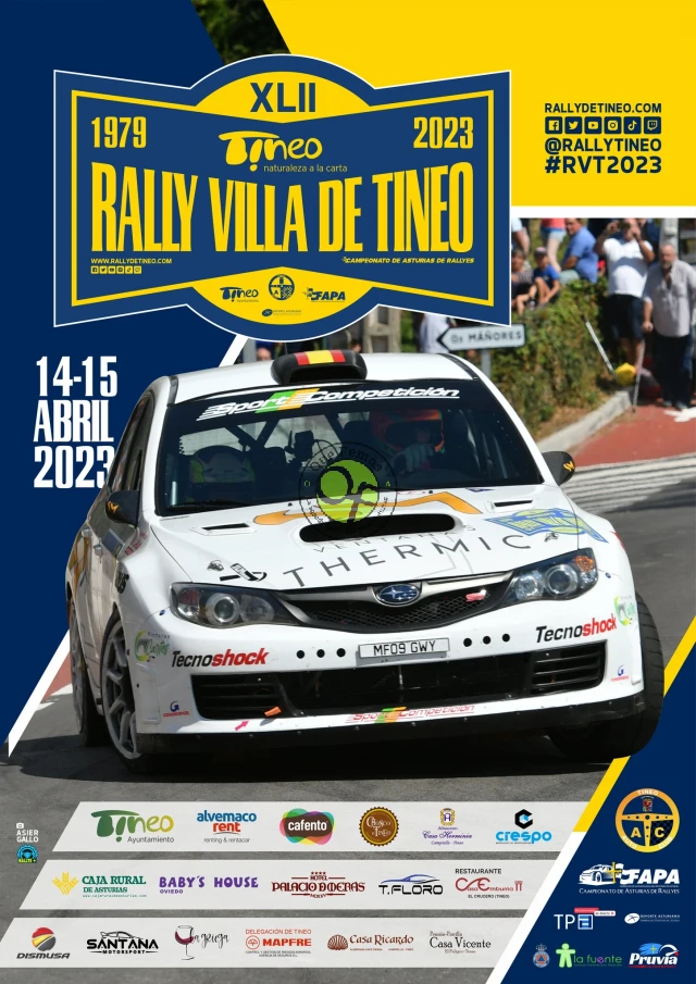 XLII Rally Villa de Tineo 2023