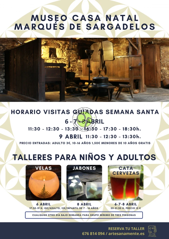 Visitas guiadas al Museo Casa Natal del Marqués de Sargadelos: Semana Santa 2023