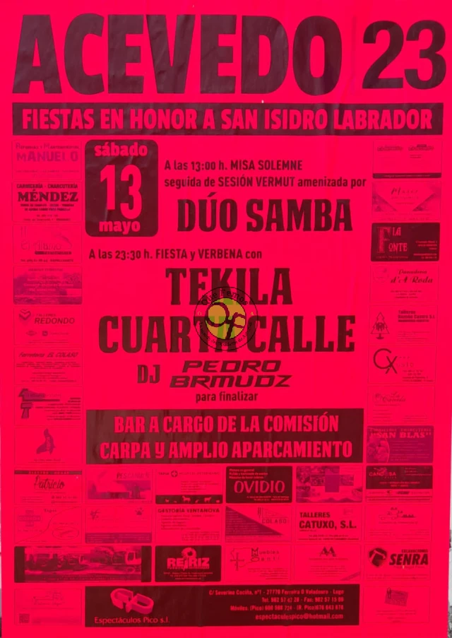 Fiesta de San Isidro 2023 en Acevedo