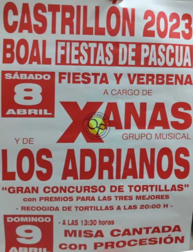 Fiestas de Pascua 2023 en Castrillón