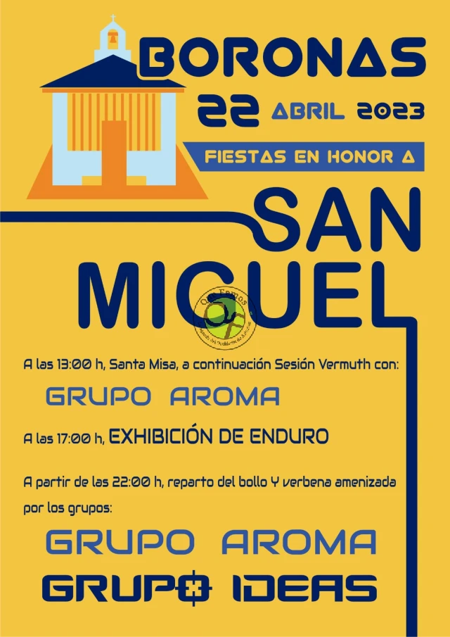 Fiesta de San Miguel 2023 en Boronas