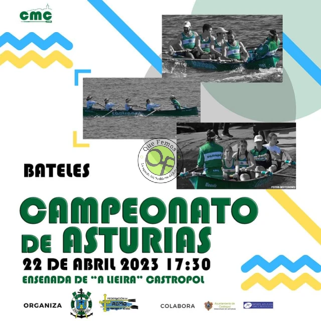 Campeonato de Asturias de bateles en la Ría del Eo