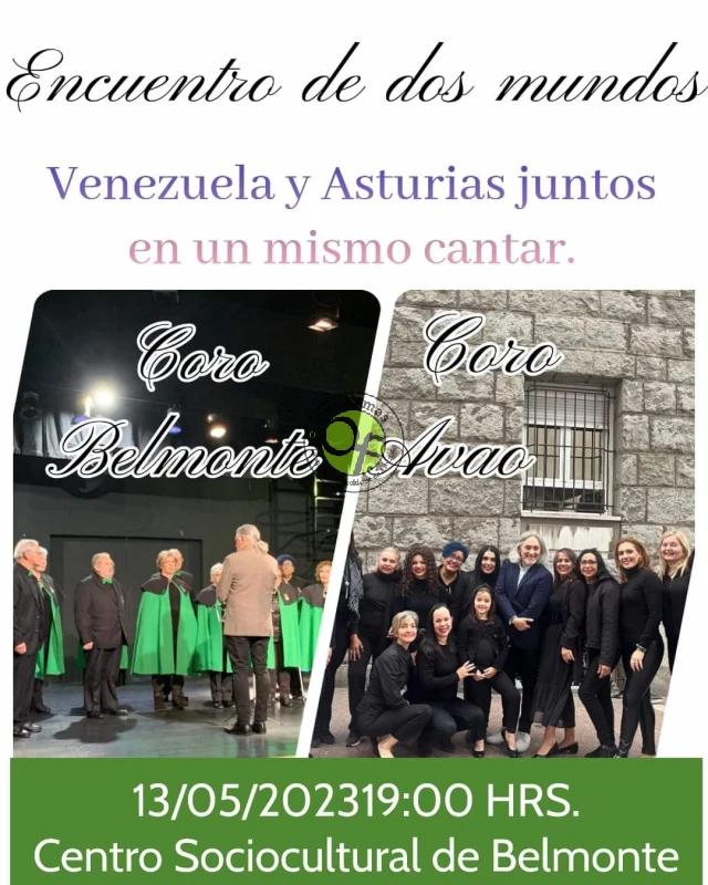 Venezuela y Asturias cantarán juntas en Belmonte de Miranda