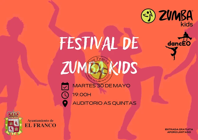Festival de Zumba Kids en A Caridá
