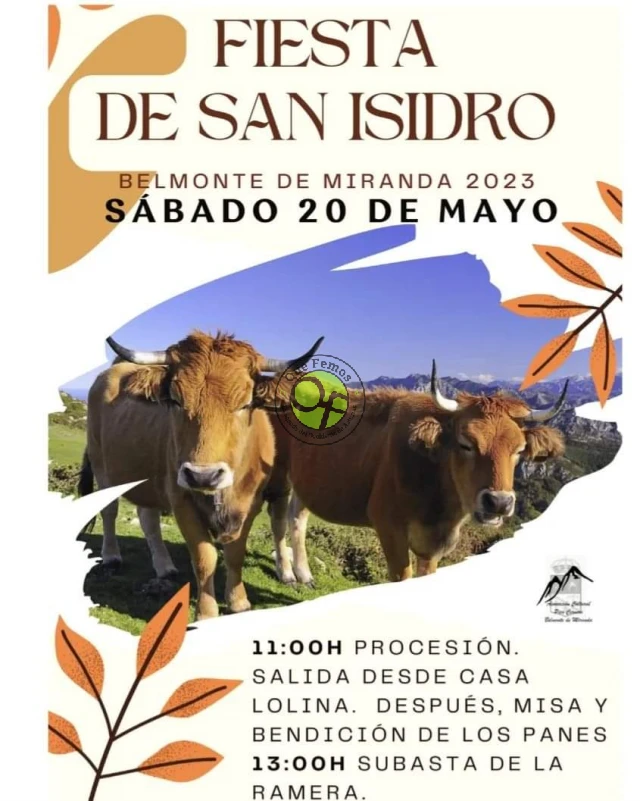 Fiesta de San Isidro 2023 en Belmonte de Miranda