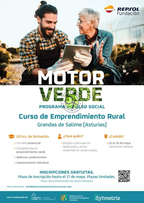 Fundación Repsol ofrece un Curso de Emprendimiento Rural en Grandas
