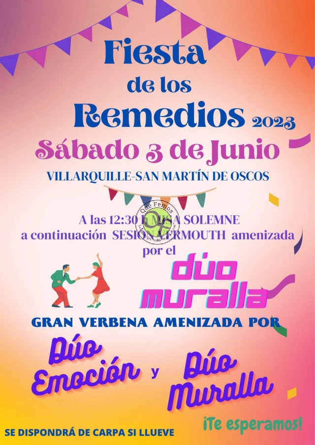 Fiesta de los Remedios 2023 en Villarquille