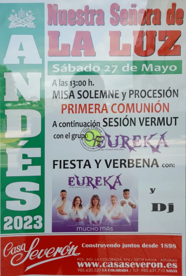 Fiesta de Nuestra Señora de la Luz 2023 en Andés