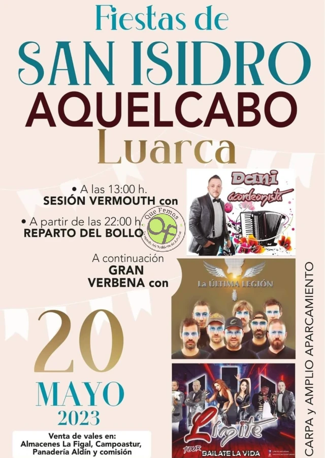 Fiestas de San Isidro 2023 en Aquelcabo