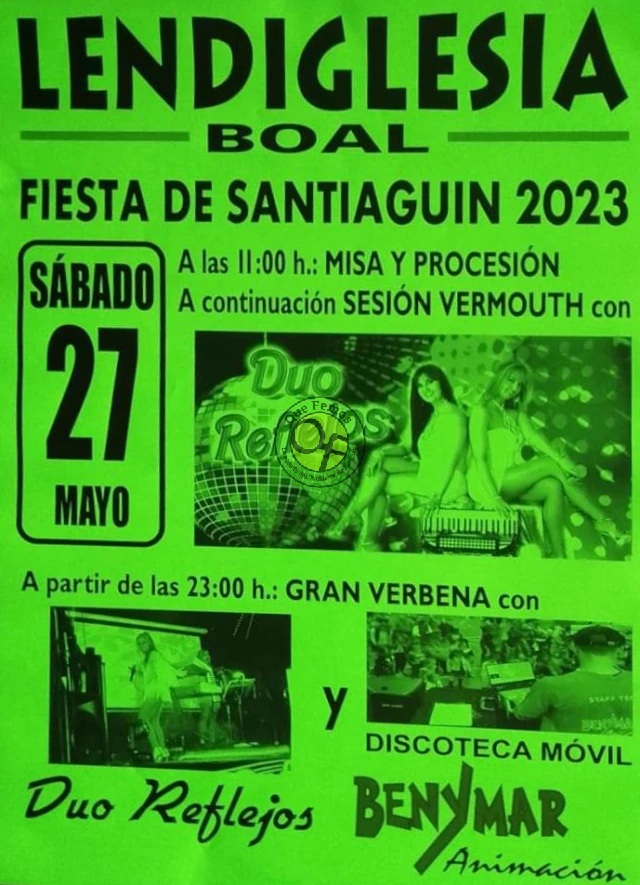 Fiesta de Santiaguín 2023 en Lendiglesia