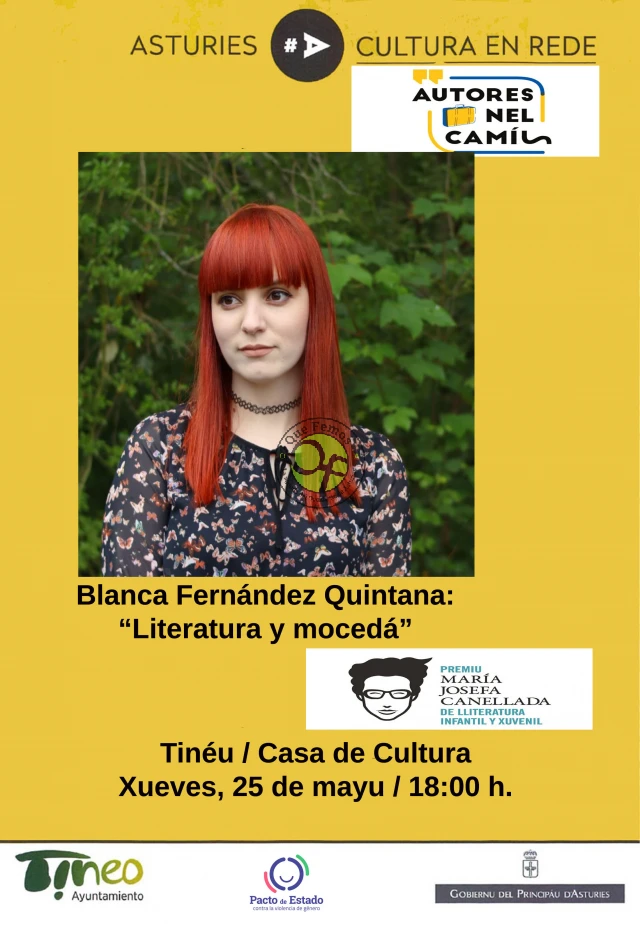 Encuentro literario en Tineo con Blanca Fernández Quintana