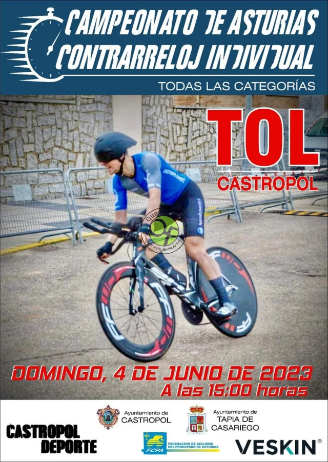 Campeonato de Asturias de Contrarreloj Individual de Ciclismo 2023 en Tol