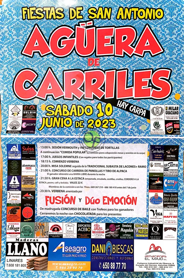 Fiestas de San Antonio 2023 en Agüera de Carriles