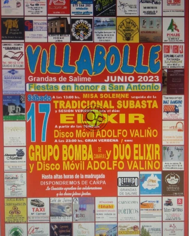 Fiestas de San Antonio 2023 en Villabolle