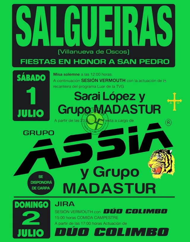 Fiestas de San Pedro 2023 en Salgueiras