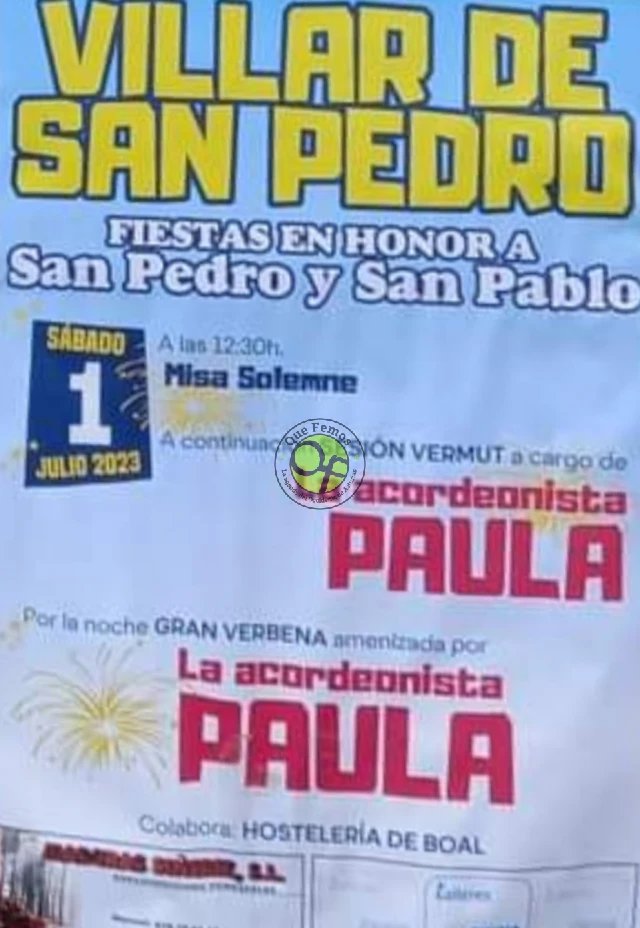 Fiesta de San Pedro y  San Pablo en Villar de San Pedro
