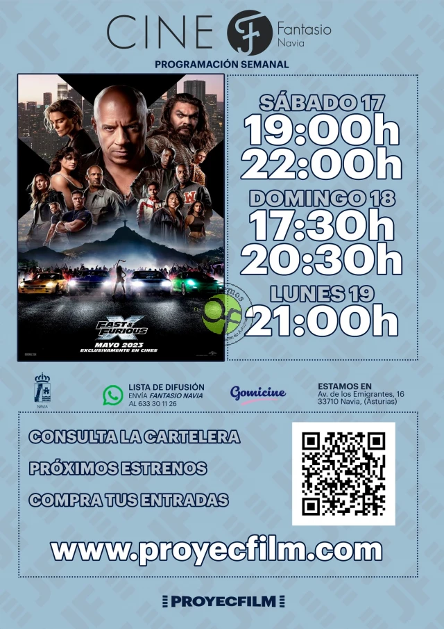 Cine en Navia: llega Fast & Furious X