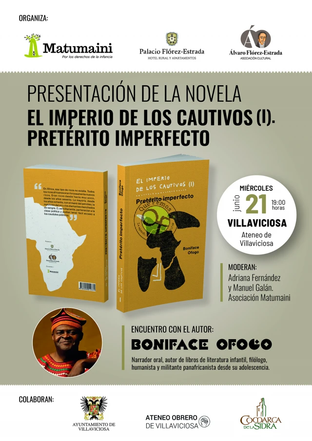 Boniface Ofogo presenta su novela en el Ateneo de Villaviciosa