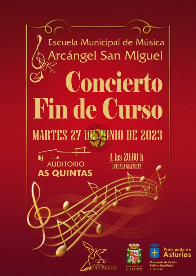Concierto de fin de curso de la Escuela de Música Arcángel San Miguel