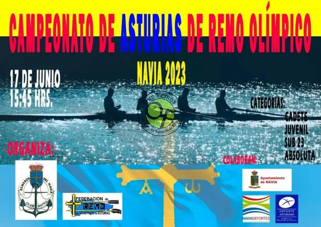 Navia acoge el Campeonato de Asturias de Remo Olímpico