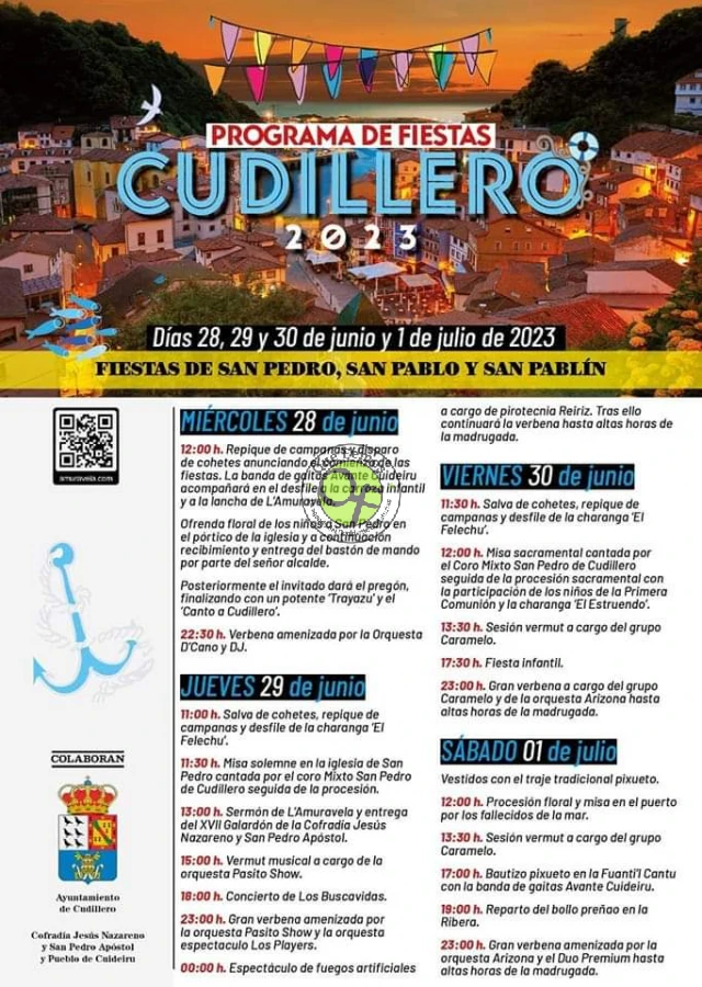 Fiestas de San Pedro, San Pablo y San Pablín 2023 en Cudillero