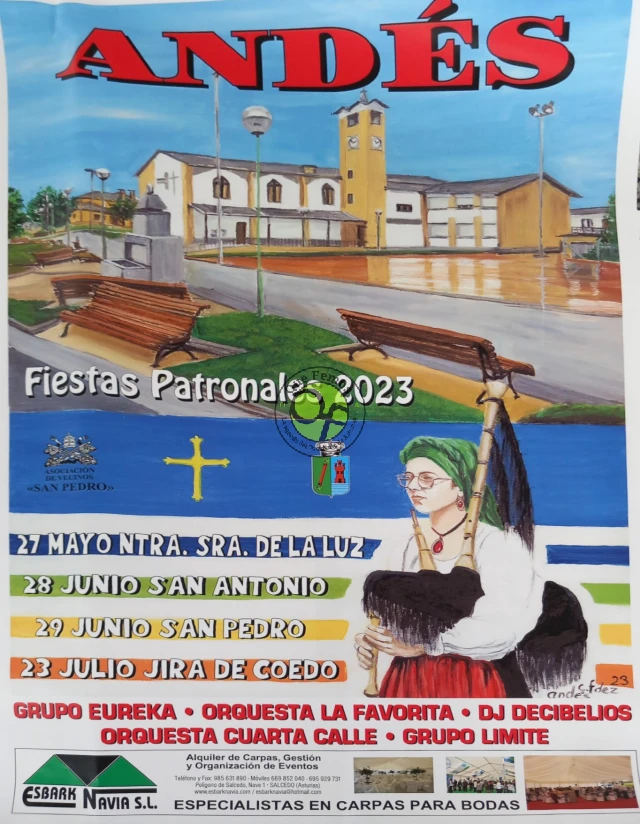 Fiestas de San Antonio y San Pedro 2023 en Andés