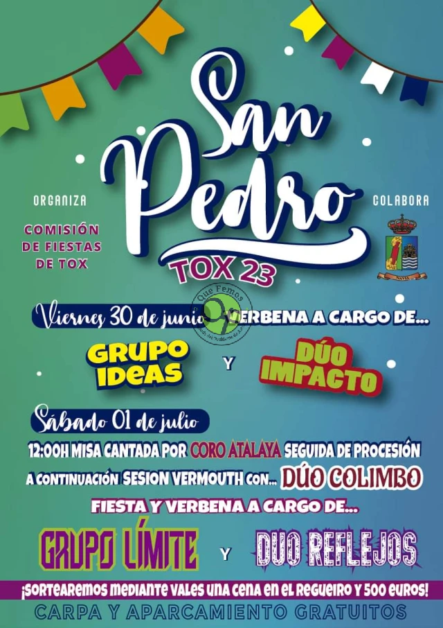 Fiestas de San Pedro 2023 en Tox