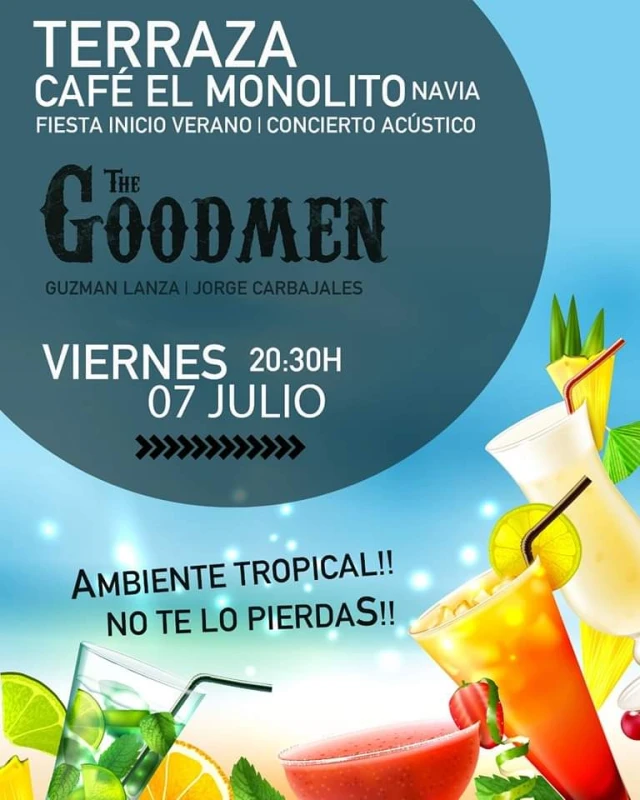 Concierto de The Goodmen en Café El Monolito de Navia