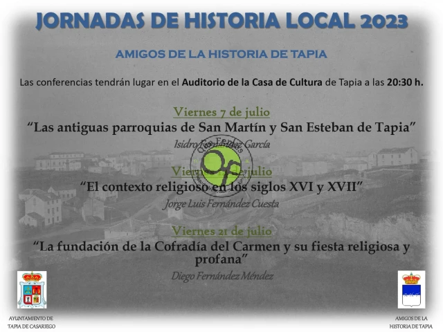  Jornadas de Historia Local 2023 en Tapia de Casariego 