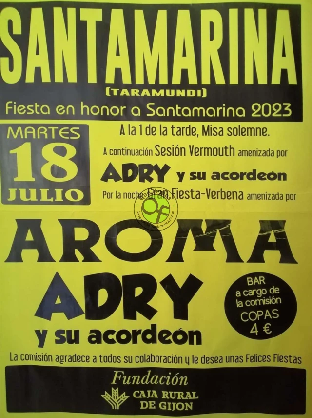 Fiestas de Santamarina 2023