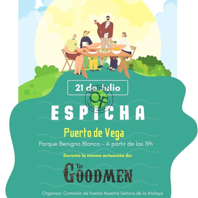 The Goodmen amenizará una gran espicha en Puerto de Vega