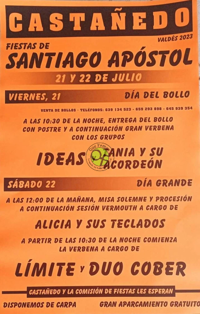 Fiestas de Santiago Apóstol 2023 en Castañedo
