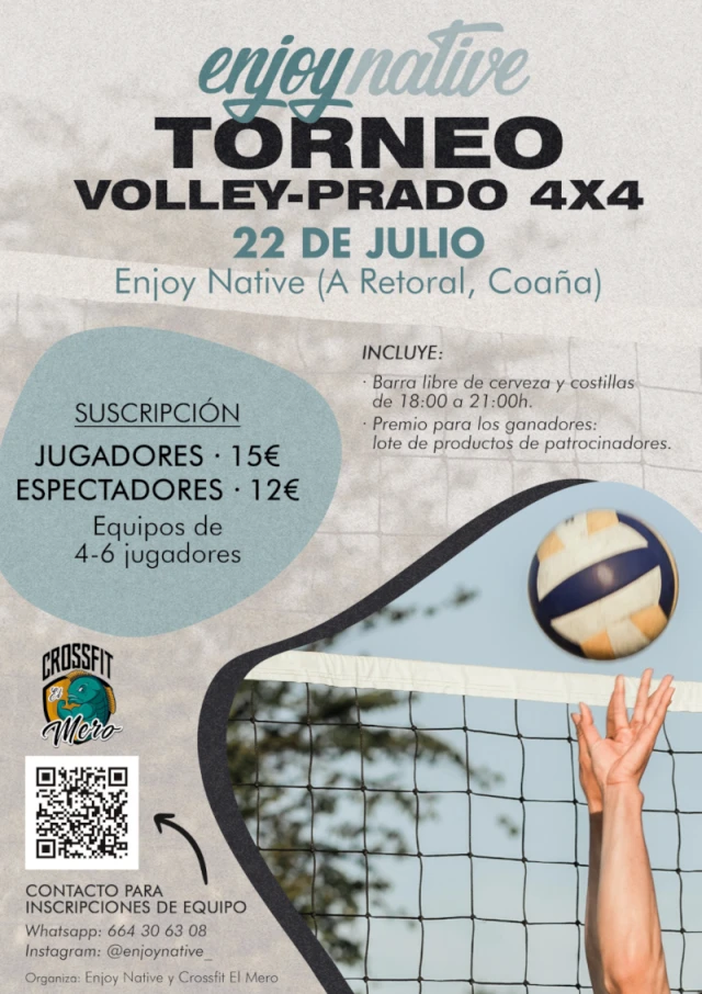Torneo de Volley-Prado 4x4 en Coaña