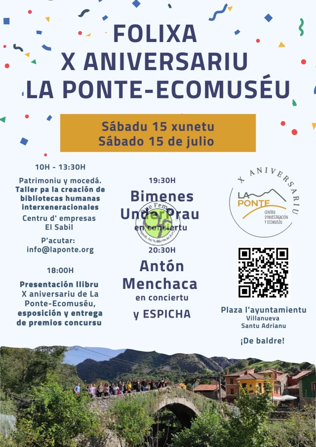 La Ponte-Ecomuséu festeja su décimo aniversario